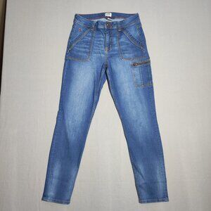 Love Ellen Degeneres jeans women's size 6 denim blue colour skinny stretch